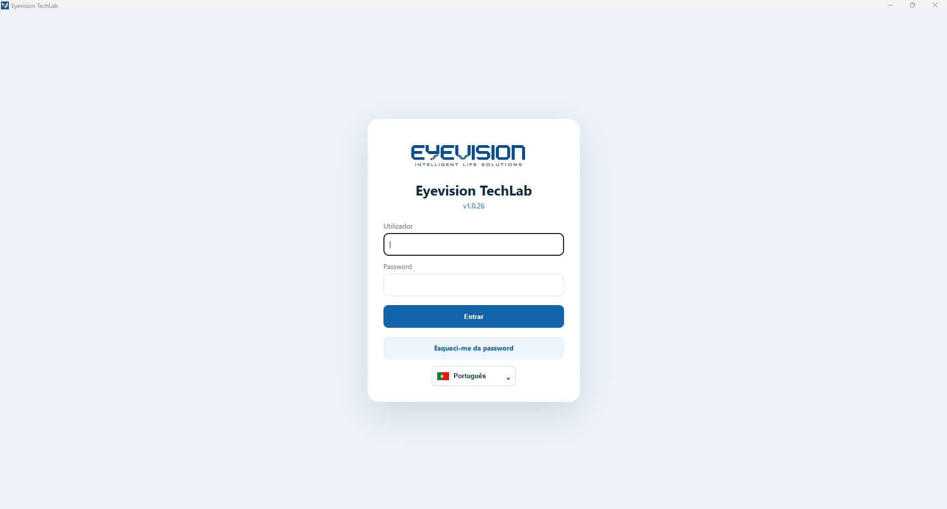 Login seguro Eyevision TechLab